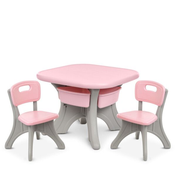 

Столик NEW TABLE-8 розовый BAMBI