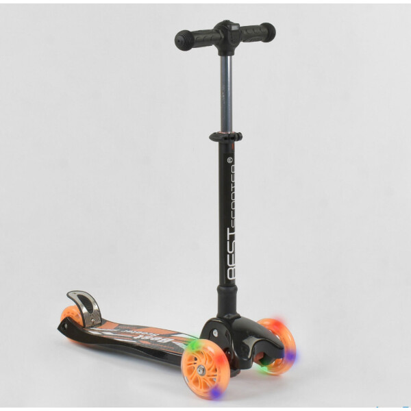 

Самокат трехколесный 51181 Best Scooter черный 88123