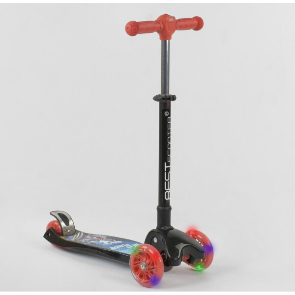 

Самокат трехколесный 67261 Best Scooter черный 88124