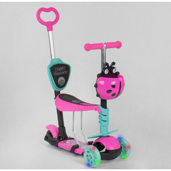 

Трехколесный самокат 5в1 24931 Best Scooter, РОЗОВО-БИРЮЗОВЫЙ 87752