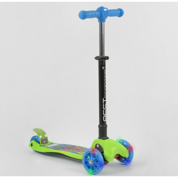 

Самокат трехколесный 85938 Best Scooter зеленый 88125