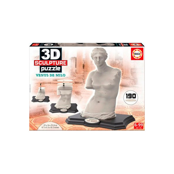 

Пазл 3D EDUCA Скульптура Венера Милосская 190 элементов (EDU-16504)
