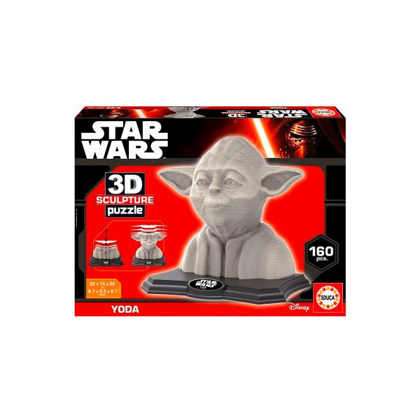 

Пазл 3D EDUCA Скульптура Йода 160 элементов (EDU-16501)