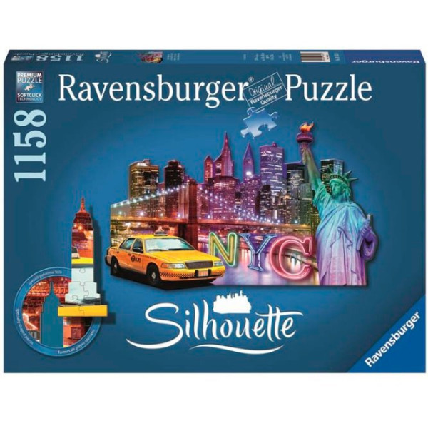 

Пазл Ravensburger Силуэт-пазл Нью-Йорк 1158 элементов (RSV-161539)