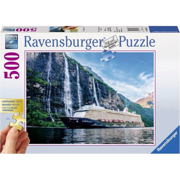 

Пазл Ravensburger Корабль Mein Schiff 4 в фьорде 500 элементов (RSV-136476)