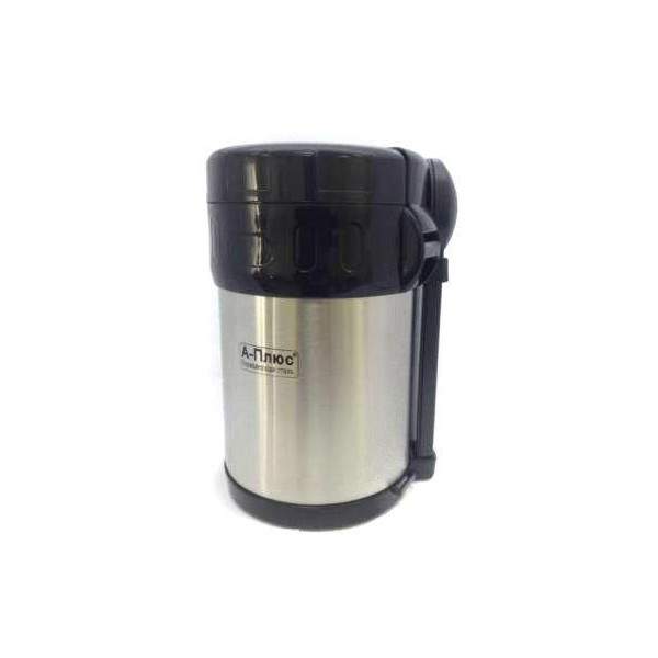 

Термос для еды металлический 2л 3 в 1 A-plus 1667 (5998)