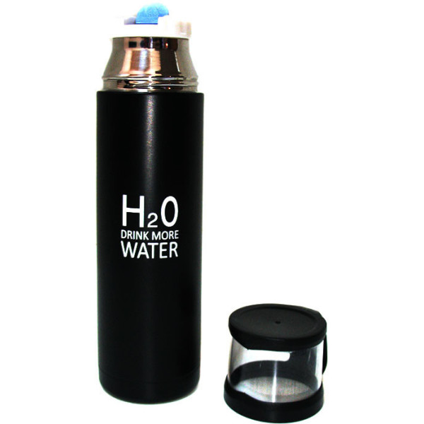 

Термос вакуумный с чашкой 500мл MHZ H2O 4784 Black (8240)