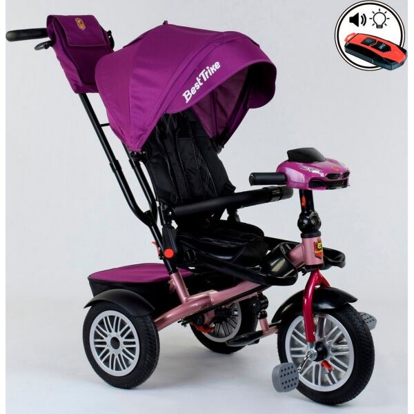 

Велосипед трехколесный с родительской ручкой 9288 В - 3920 Best Trike