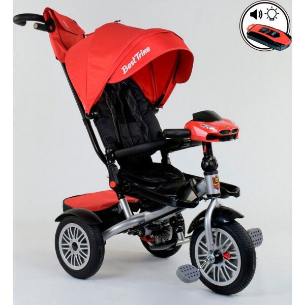 

Велосипед трехколесный с родительской ручкой 9288 В - 3696 Best Trike