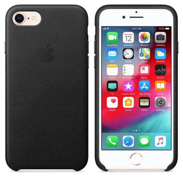 

Чехол для моб. телефона Apple iPhone 8/7 Leather Case - Black (MQH92ZM/A)
