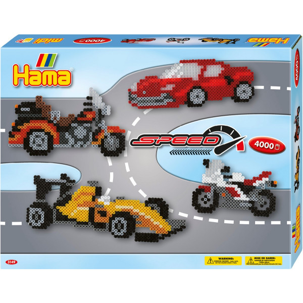 

Термомозаика HAMA Большой набор Скорость, Midi 5+ (3149)