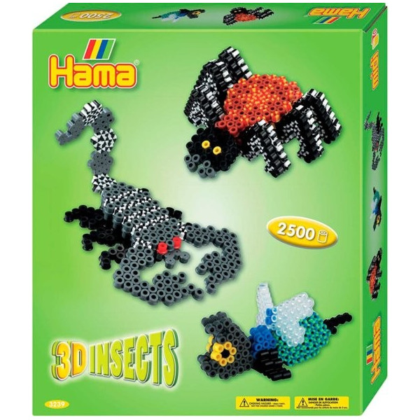 

Термомозаика HAMA Набор термомозаики Объемные насекомые Midi 5+ (3239)