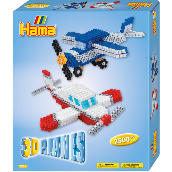 

Термомозаика HAMA Набор термомозаики Объемные самолеты Midi 5+ (3242)