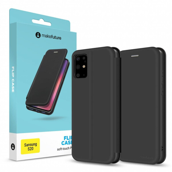 

Чехол для моб. телефона MakeFuture Samsung S20 Ultra Flip (Soft-Touch PU) Black (MCP-SS20UBK)