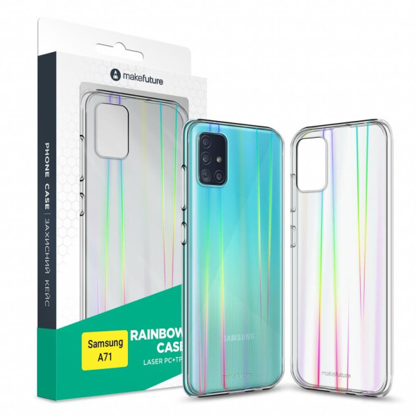 

Чехол для моб. телефона MakeFuture Samsung A71 Rainbow (PC + TPU) (MCR-SA71)