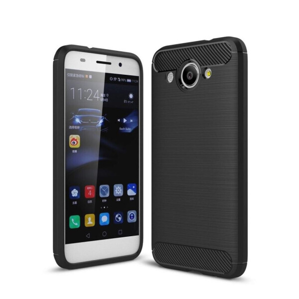 

Чехол для моб. телефон для Huawei Y3 2017 Carbon Fiber (Black) Laudtec (LT-HY32017B)