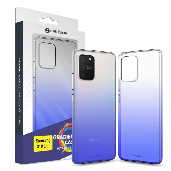 

Чехол для моб. телефона MakeFuture Samsung S10 Lite Air Gradient (TPU) Blue (MCG-SS10LBL)