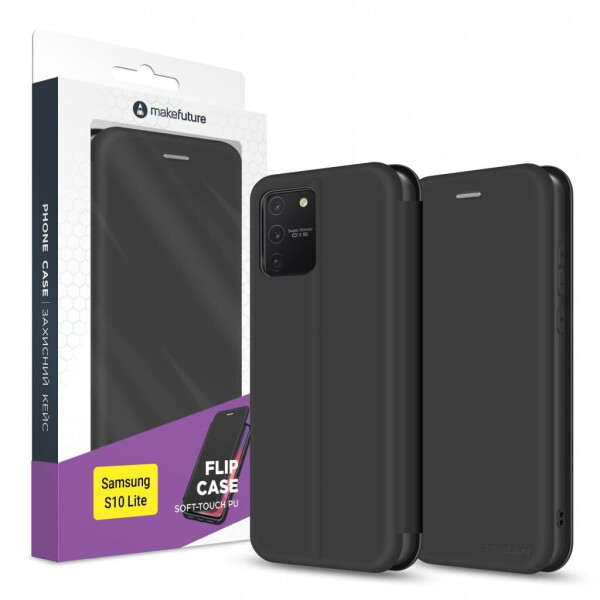 

Чехол для моб. телефона MakeFuture Flip для Samsung Galaxy S10 Lite SM-G770 Black (MCP-SS10LBK)