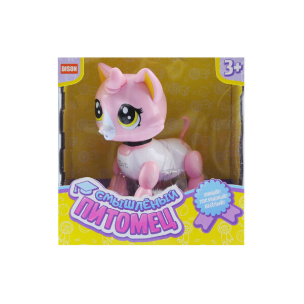 Акція на Інтерактивна іграшка YG Toys "Кмітливий котик" 45*29*4 см рожевий  E5599-9 від Allo UA