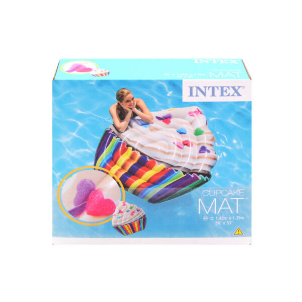 

Матрац надувний INTEX "Капкейк" 142х135см. Різнокольоровий 58770