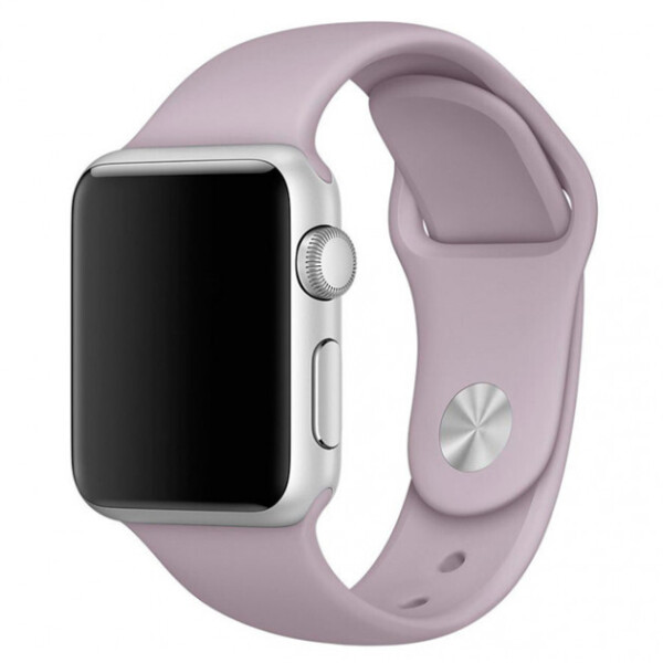 Акція на Силиконовый ремешок Sport Band для часов Apple Watch Lavender 40 мм (S/M и M/L) - Лаванда від Allo UA