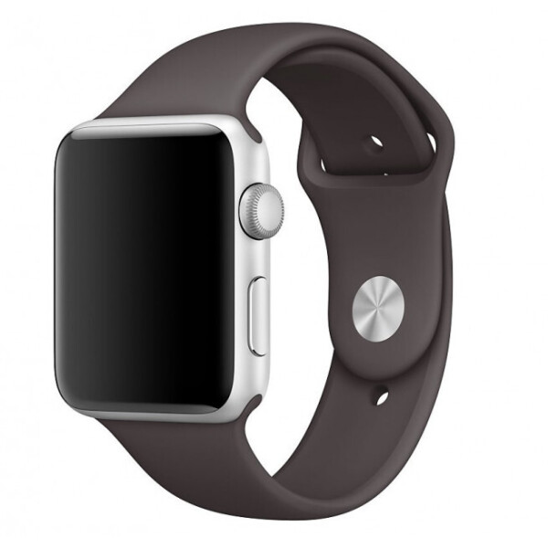 

Силиконовый ремешок Sport Band для часов Apple Watch Cocoa 42 мм (S/M и M/L) - Какао