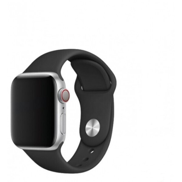 

Силиконовый ремешок Sport Band для часов Apple Watch Dark Grey 44 мм (S/M и M/L) - Темно-серый