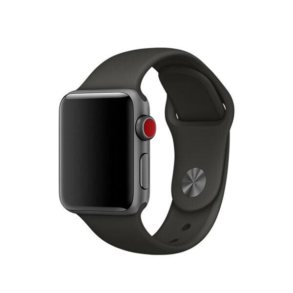 Акція на Силиконовый ремешок Sport Band для часов Apple Watch Grey 42 мм (S/M и M/L) - Серый від Allo UA