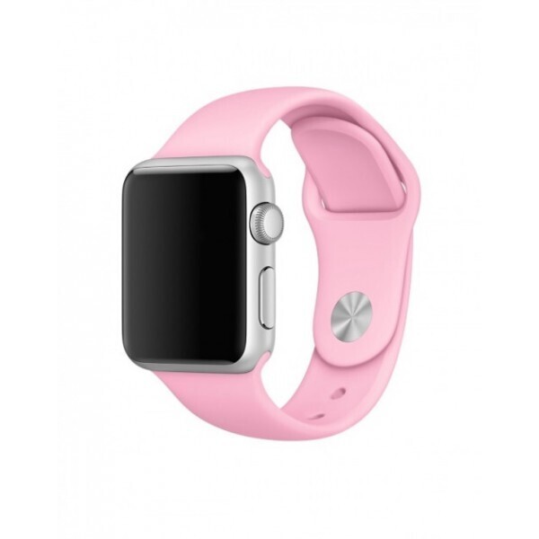 

Силиконовый ремешок Sport Band для часов Apple Watch Light Pink 44 мм (S/M и M/L) - Светло-розовый