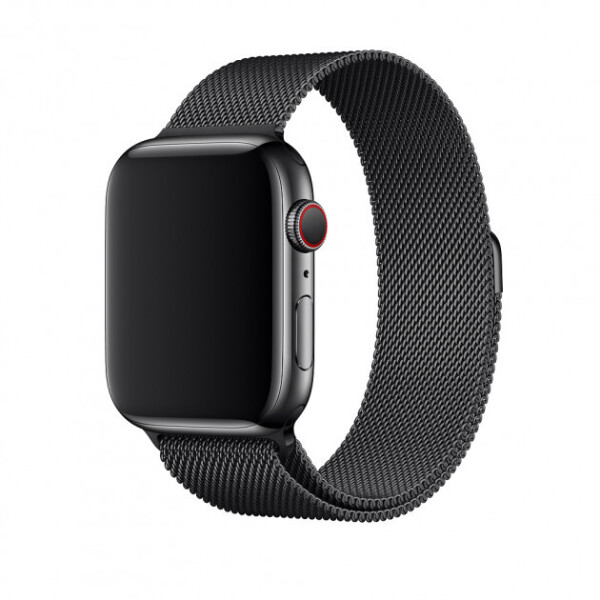 

Браслет Ремешок Milanese Loop для смарт-часов Apple Watch 40 мм Space Black (Космический черный)