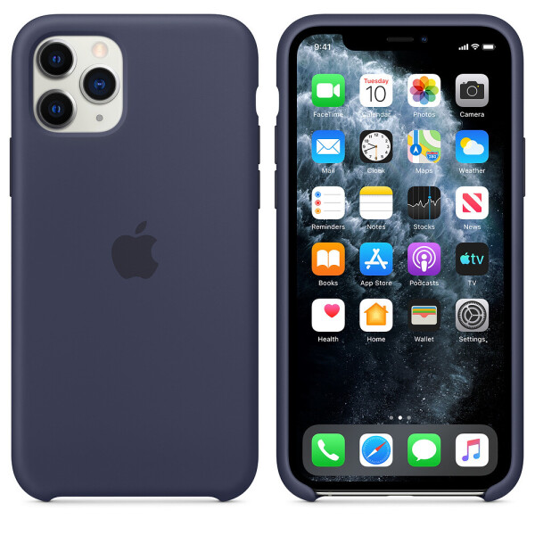 

Чехол Silicon Case для iPhone 11 Pro Max Midnight Blue - Тёмно-синий