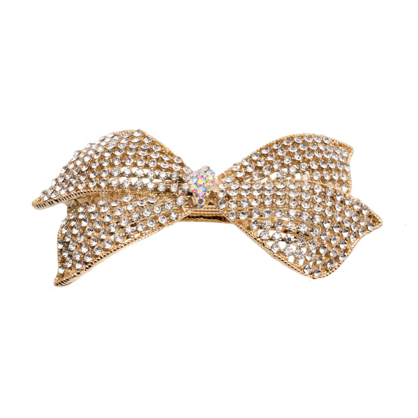 

Заколка-автомат "Bow mini rhinestones" (053561)