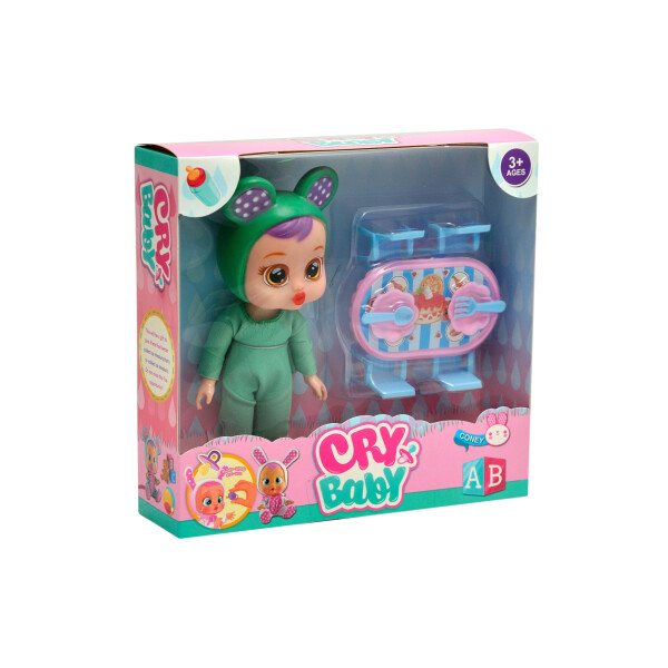 

Набор пупс Magic Tears "Cry baby - coney" зеленая пижама (067421)