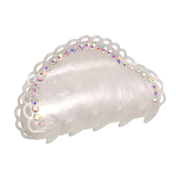 

Заколка-краб для волос "Mother of pearl white" (039688)
