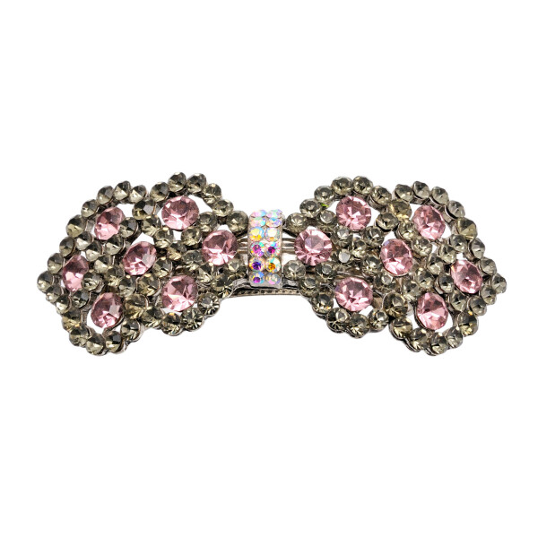 

Заколка-автомат "With pink stones" (047140)
