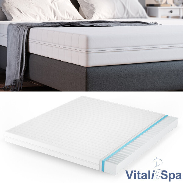 

Матрас VitaliSpa из холодной пены Calma Comfort, 7 зон, 160x200, плотность H2