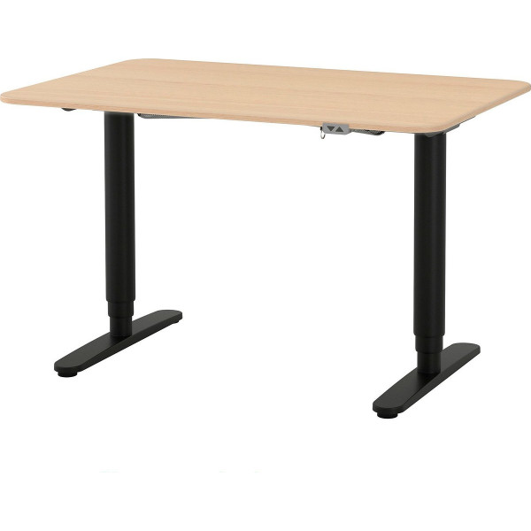 

- трансформер IKEA BEKANT 120x80 см дубовый шпон черные ножки (792.822.33)