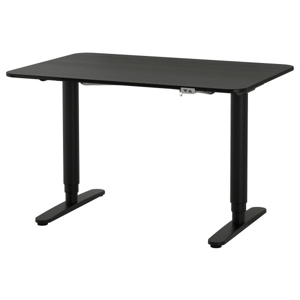 

- трансформер IKEA BEKANT 120x80 см черный черные ножки (692.822.19)