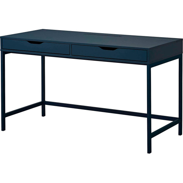 

IKEA ALEX 131х60 см темно-синий черные ножки(904.096.07)