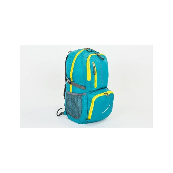 

Рюкзак спортивный V-35л COLOR LIFE 1554 Бирюзовый