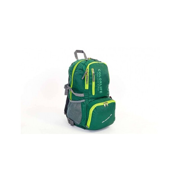 

Рюкзак спортивный V-35л COLOR LIFE 1554 Зеленый