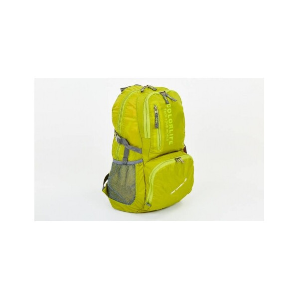 

Рюкзак спортивный V-35л COLOR LIFE 1554 Салатовый