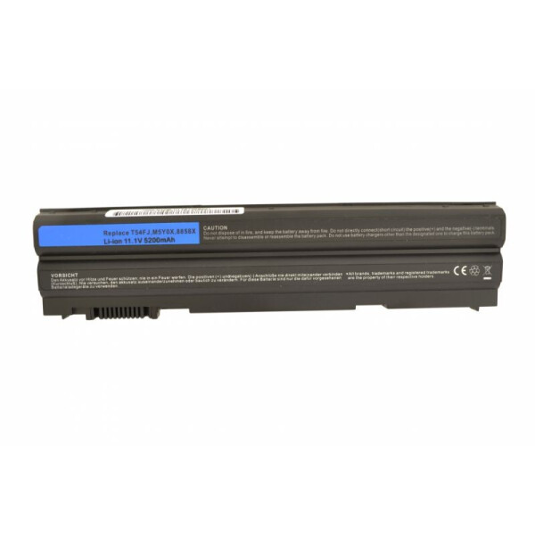 

Аккумуляторная батарея для ноутбука Dell T54FJ Latitude E6420 11.1V Black 5200mAhr