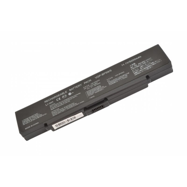 

Аккумуляторная батарея для ноутбука Sony VGN-CR, VGN-AR, VGN-AR Series 11.1V Black 5200mAhr