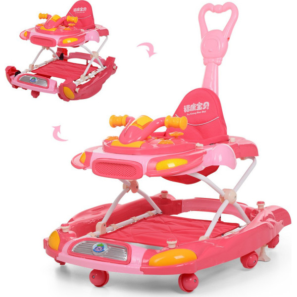 

Ходунки Bambi 3 в 1 M 3461-4 Pink (M 3461)