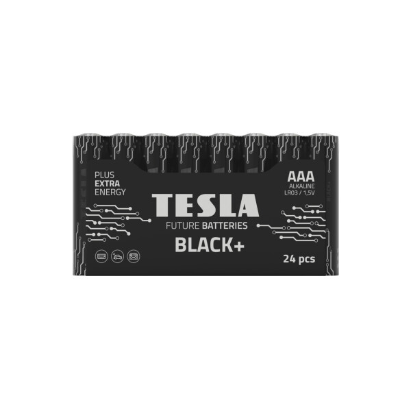 

Щелочные батарейки TESLA AAA BLACK+ 24 MULTIPACK (LR03)