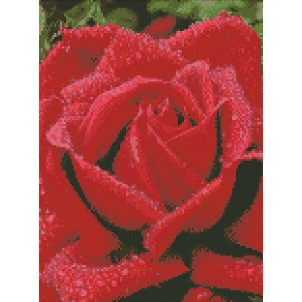 

Алмазная мозаика "Душистая роза" 30*40см AM6100