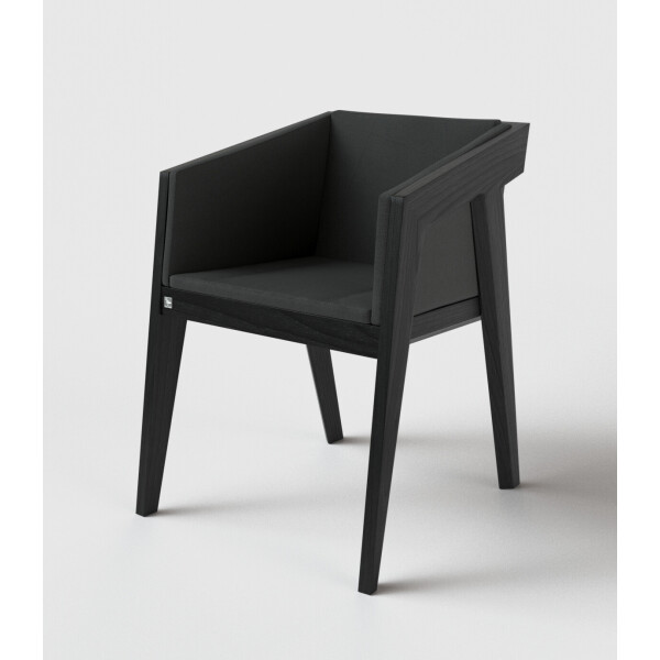 

Стул низкий Air 2 [4Soft] Black KINT Черный Массив Ясеня ETNA 36 60 см 76 см 57 см 45 см (без мягкой части) (new_86849)