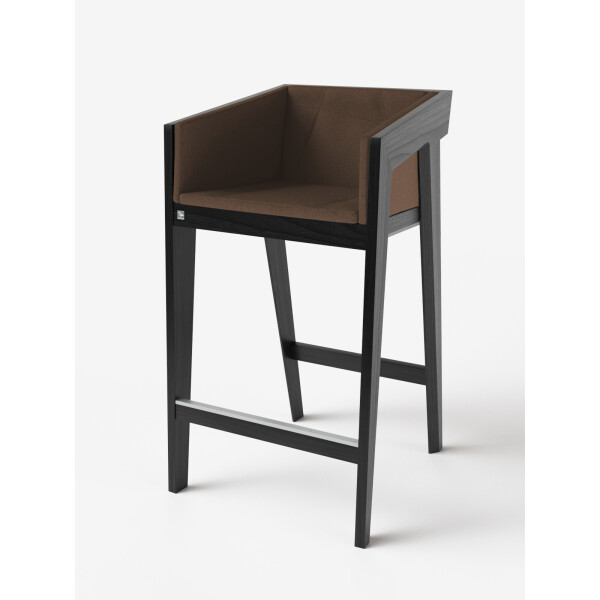 

Стул барный Air 2 Bar M [2Soft / 4Soft] Black KINT Черный Массив Ясеня ETNA 08 60 см 100 см 60 см 75 см (без мягкой части) (new_87131)