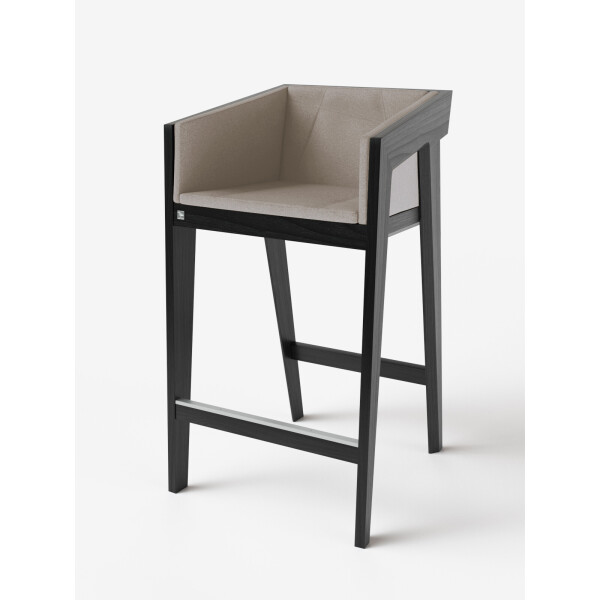 

Стул барный Air 2 Bar M [2Soft / 4Soft] Black KINT Черный Массив Ясеня ETNA 09 60 см 100 см 60 см 75 см (без мягкой части) (new_87132)